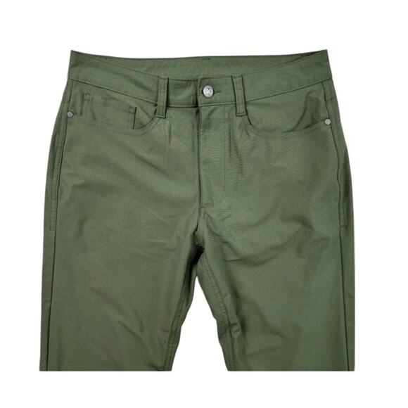 Swiss Tech Pants Men’s 30x32 Army Green Olive Branch Performance Chino - Picture 3 of 6